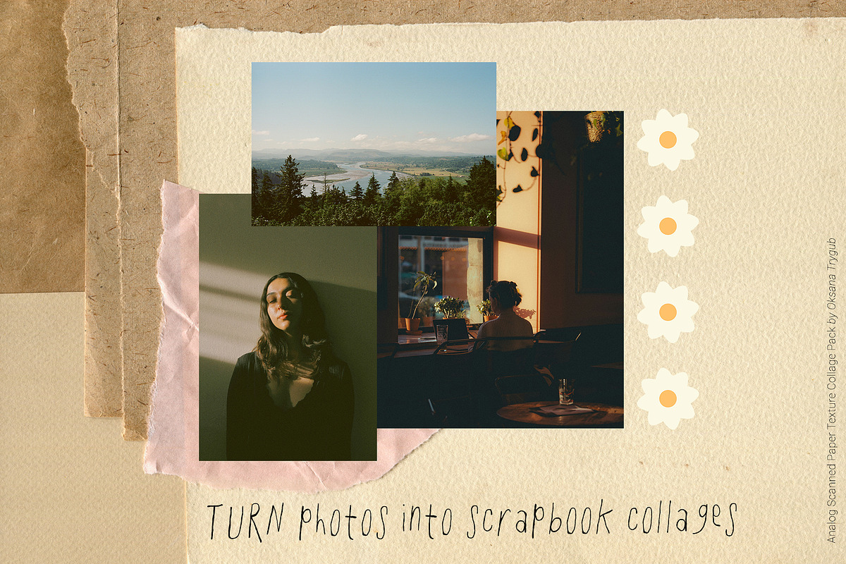 Scanned Paper Texture Collage Pack, a Texture Graphic by Oksana Trygub (Photo 15 of 16)