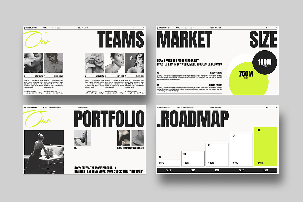 HUE | Pitch Deck Presentation, a Presentation Template by SlideStock (Photo 8 of 10)