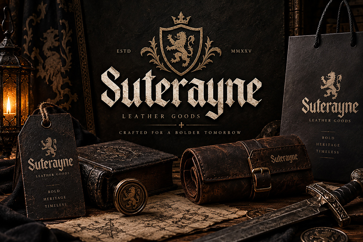 Suterayne, a Blackletter Font by Wow Magic (Photo 3 of 5)