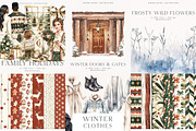 Winter & Christmas Mega Bundle 2000+, a Seasonal Illustration by PeDe Designs (Thumbnail 8 of 18)