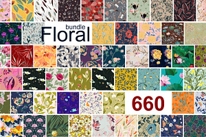 Floral Seamless Vector Bundle