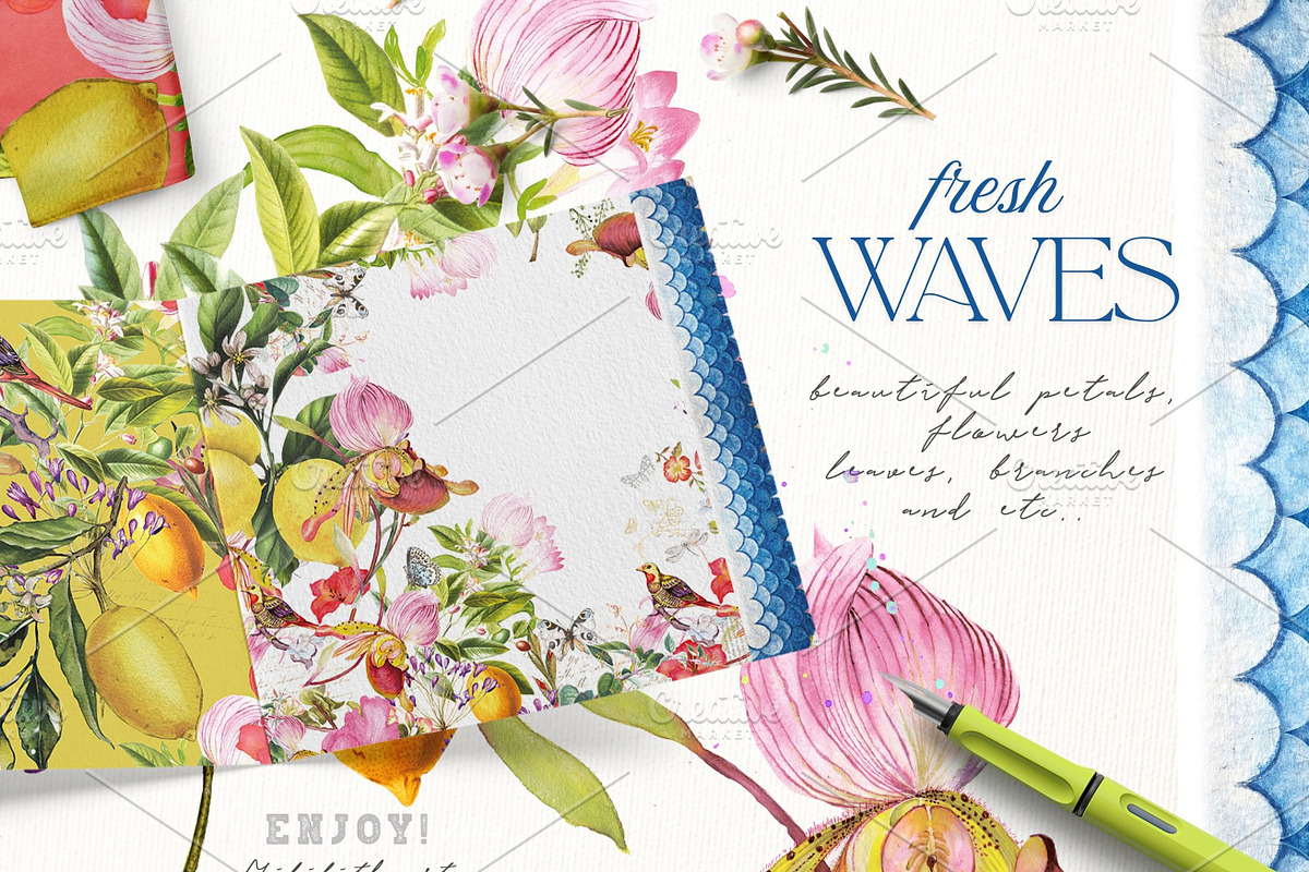 The Exotic Lemon Collection, an Object Illustration by Alisa Mikibith Art (Photo 17 of 18)