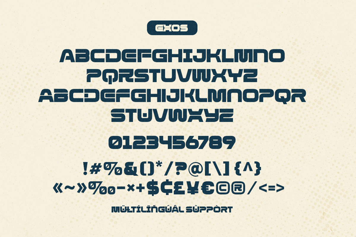 Exos - Black Urban Font, a Sans Serif Font by Grontype (Photo 8 of 8)