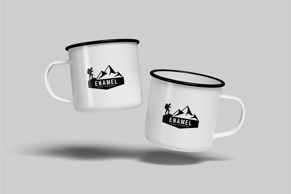 Enamel Mug Mockup, a Cups & Container Mockup by Graphiculon (Photo 9 of 11)