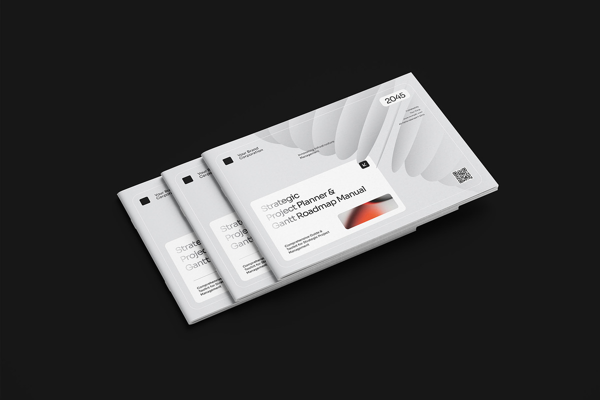 Project Planner & Gantt Roadmap, a Brochure Template by fakhroo (Photo 2 of 12)
