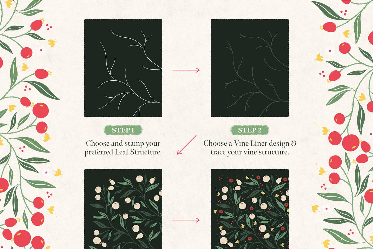 The Mega Floral Composition Kit, a Brush Add-On by Nico-Ng (Photo 6 of 46)