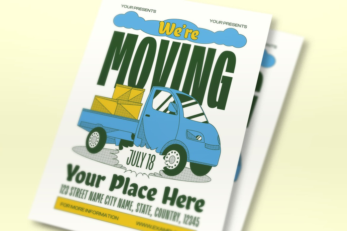 We're Moving Flyer, a Flyer Template by graphicook (Photo 2 of 3)