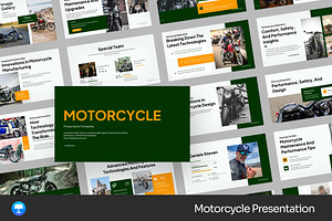 Motorcycle Industry Keynote, a Presentation Template by Fit-tee