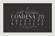 CONDESA 28 TrueType, a Sans Serif Font by west_of_death (Thumbnail 1 of 5)