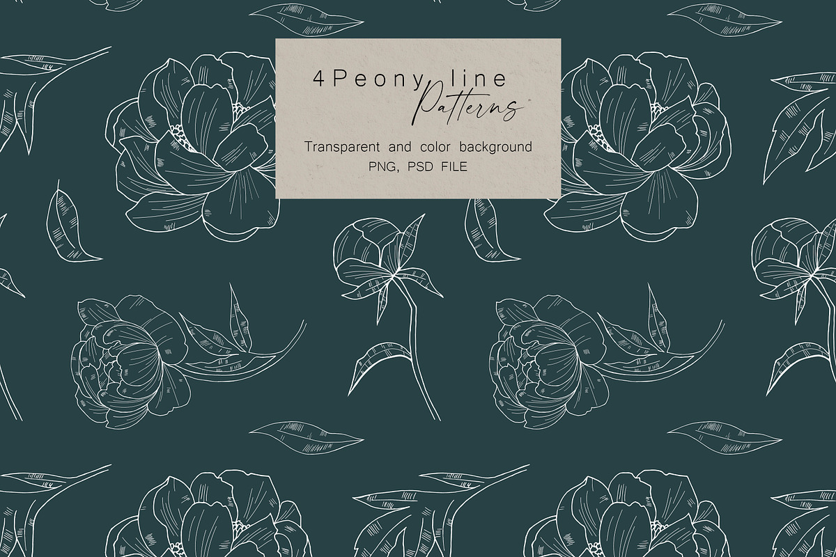 Peony Line Illustration - Flower Art, an Illustration by Ooh Lily (Photo 6 of 12)