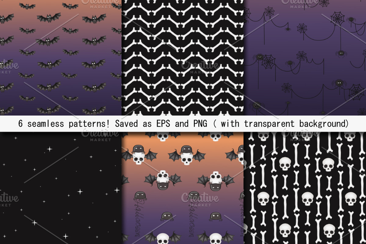 Happy Halloween! Design KIT, a Decorative Illustration by Jukari_sun (Photo 5 of 7)