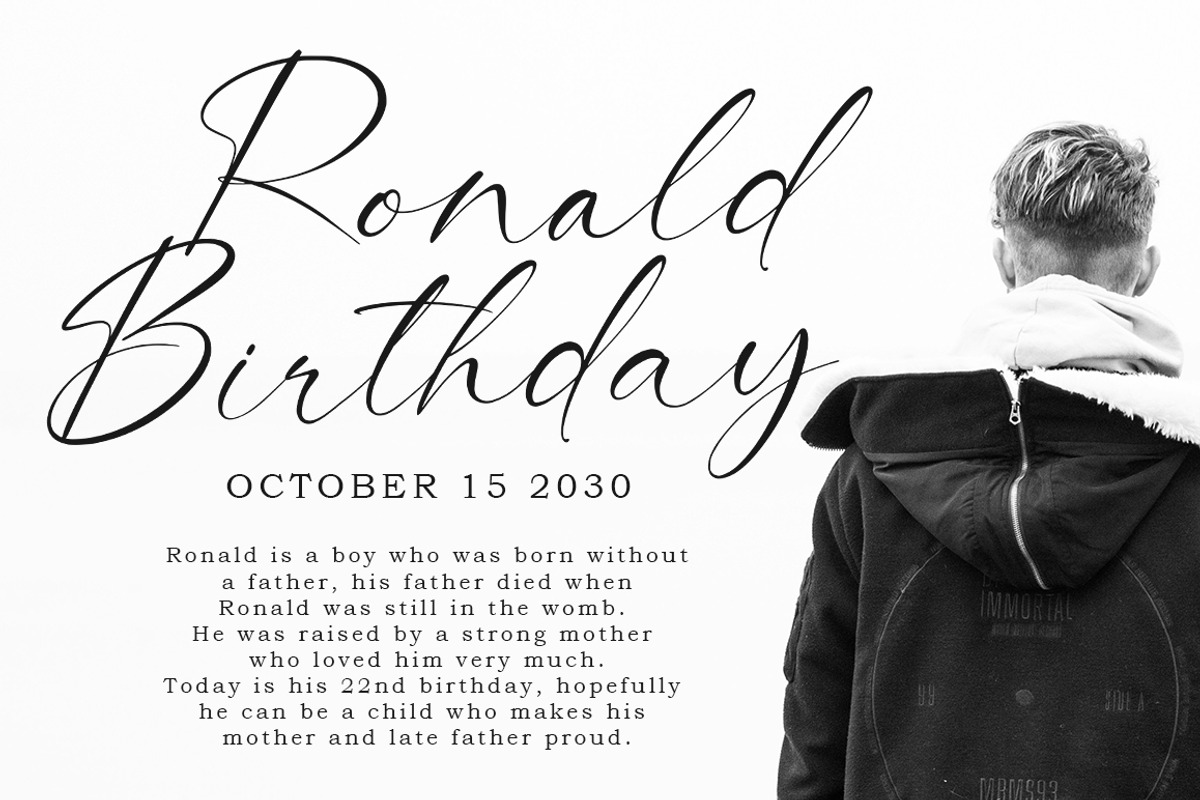 Dorothing Betteland, a Script Font by Rastype (Photo 2 of 10)
