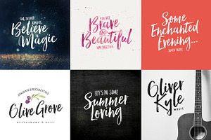 Hello Beautiful Font Duo Swashes