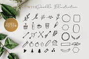 Elaine Hanks (+Feminine Logo Pack), a Script Font by Sarid Ezra (Thumbnail 7 of 10)