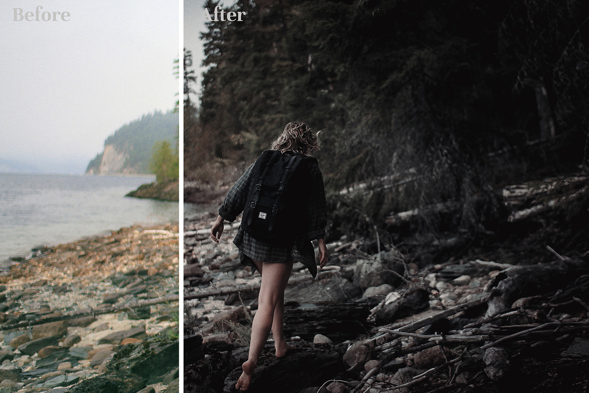 Dark & Moody Lightroom Presets preview 5