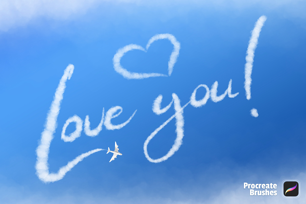 Clouds Procreate Brushes, a Brush Add-On by Andrew Skoch Design (Photo 6 of 10)