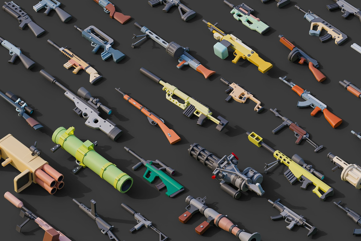 Weapons 2, an Object 3D Model by ithappy (Photo 3 of 32)