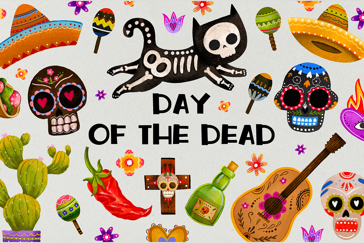Day of the Dead Dia de los Muertos, an Object Illustration by the_myro (Photo 1 of 9)