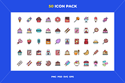 50 Desserts and candies icons, an Icon by Wencory (Thumbnail 1 of 2)