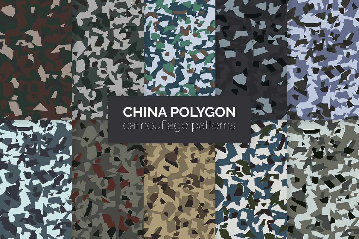 240 Camouflage Patterns Bundle, a Pattern Graphic by 3Y_Design (Photo 10 of 26)