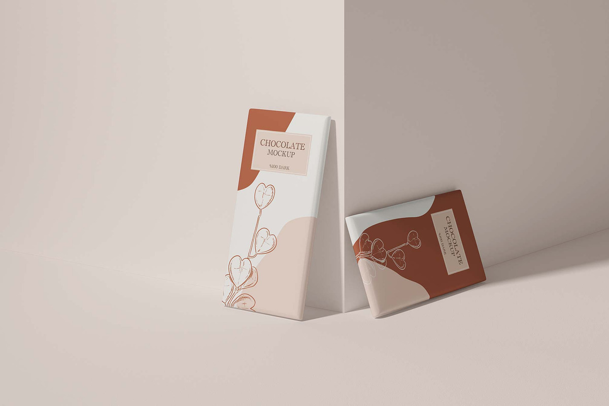 Chocolate Mockup Set, a Packaging Mockup by Mockup Line (Photo 5 of 13)