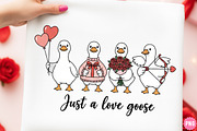 Just a love goose Png, Valentine Goo, an Illustration by SinaCreation (Thumbnail 1 of 11)