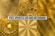 Gold Foil Textures, Gold Backgrounds, a Texture Graphic by Paper Element (Thumbnail 44 of 66)
