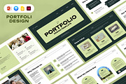 Portfolio Design Template, a Design Template by Pradaxa (Thumbnail 1 of 5)