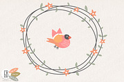 Love roses wreaths heart clip art, an Illustration by GrafikBoutique (Thumbnail 2 of 3)