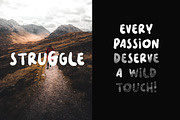 Les Noir - Rough Handwritten Font, a Sans Serif Font by MOCOSANS (Thumbnail 4 of 5)