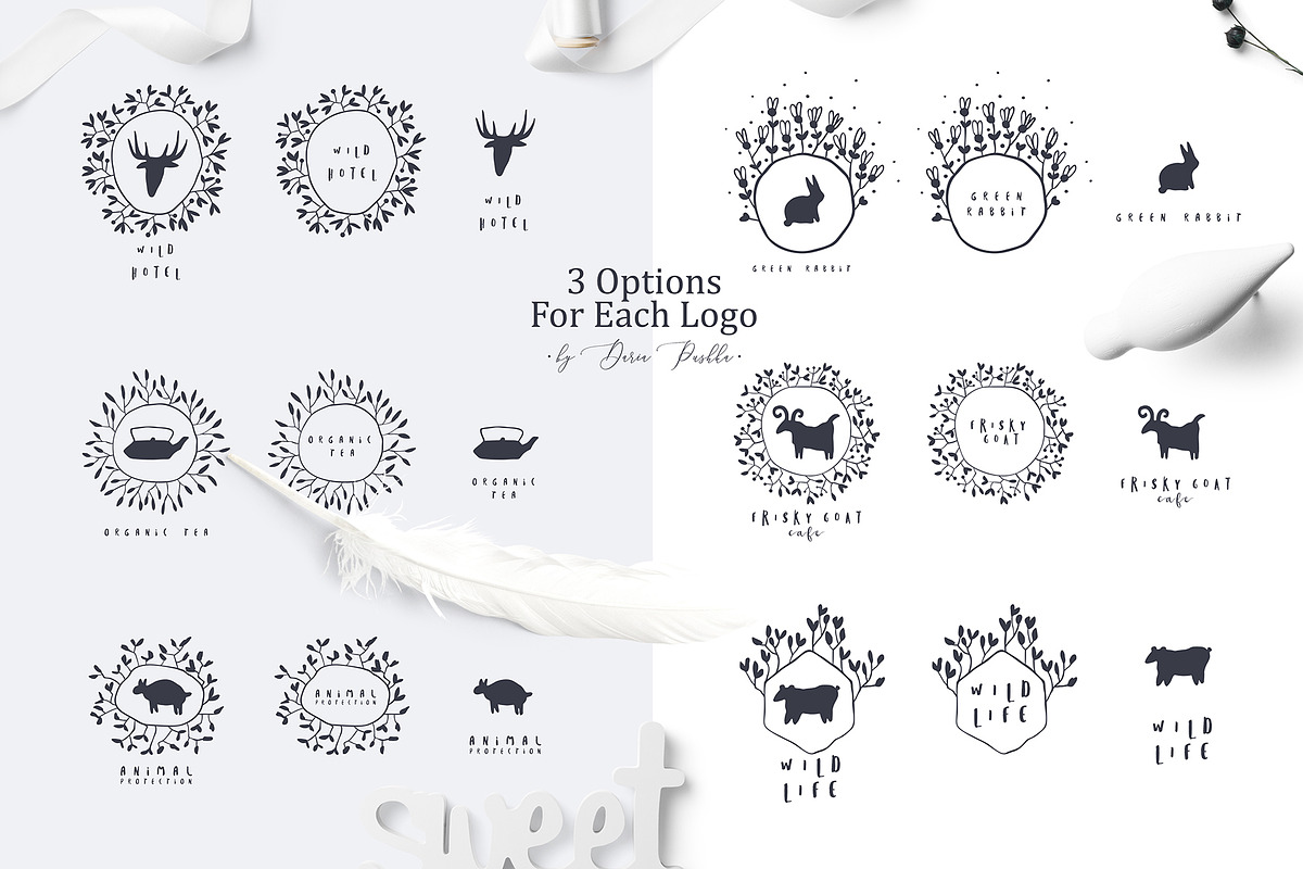 ECO LOGO TEMPLATES, a Branding & Logo Template by Luna Dreams (Photo 6 of 15)
