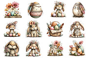 Boho Easter Watercolor Clipart, an Illustration by Dream Creation (Thumbnail 3 of 5)