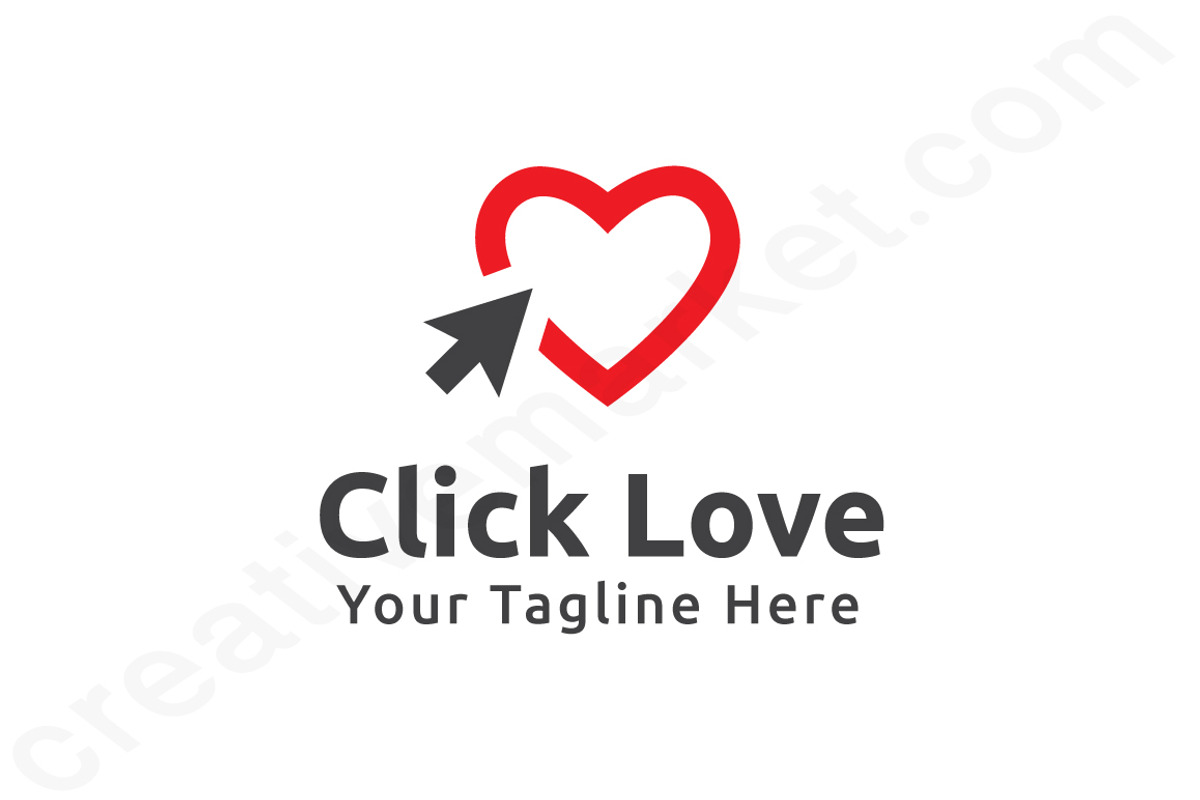 Click Love Logo Template, a Branding & Logo Template by Logo20 (Photo 1 of 2)
