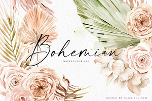 Bohemian Watercolor Set