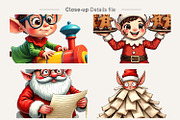 UglyCute Santa Workshop Clipart, an Illustration by Artnoy (Thumbnail 5 of 8)