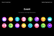 Event Gradient Icons Pack, a Duotone Icon by Wencory (Thumbnail 1 of 2)