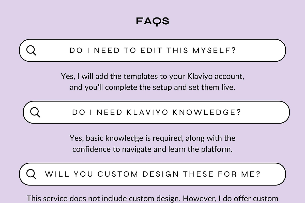 Klaviyo Easy Flow Templates, an Email Template by The Pixel Palace (Photo 9 of 12)