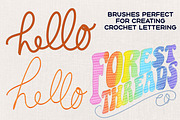Crochet Brushes for Procreate, a Brush Add-On by Dear Darling Design (Thumbnail 10 of 12)