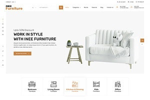 INEE – Multipurpose Landing Pages, a Websites & App Template by ewises