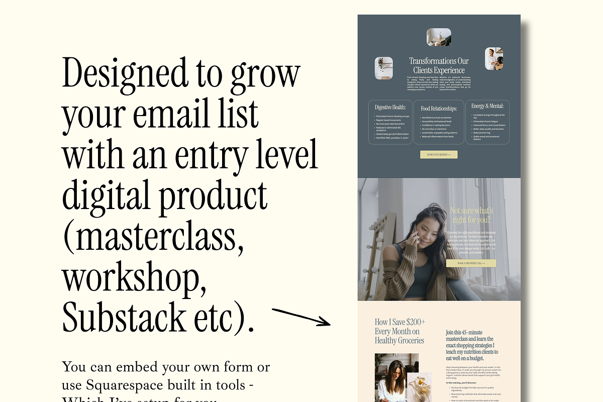 Nourish + Flow Nutritionist Website, a Squarespace Template by Solana Creative Co. (Photo 13 of 13)