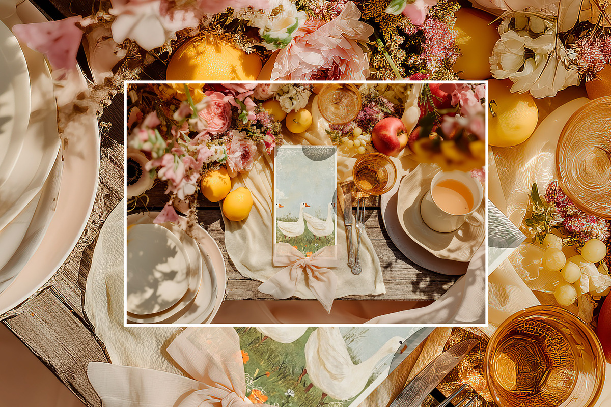 Blooming Picnic | Stationery Mockups, a Product Mockup by SCHÉRI (Photo 6 of 15)