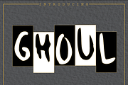 GHOUL FONT, a Sans Serif Font by MVMG (Thumbnail 1 of 3)