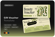 Beauty Skincare Gift Voucher, a Card Template by Annora Studio (Thumbnail 1 of 6)