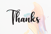Thunder, a Script Font by Scratchones (Thumbnail 2 of 7)