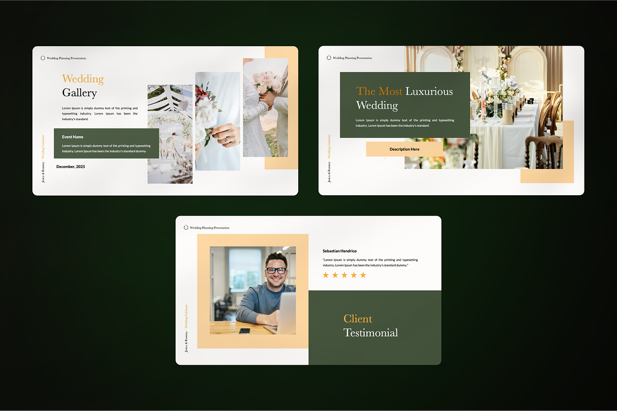 Wedding Planning Google Slide, a Presentation Template by SquidPixey (Photo 5 of 7)
