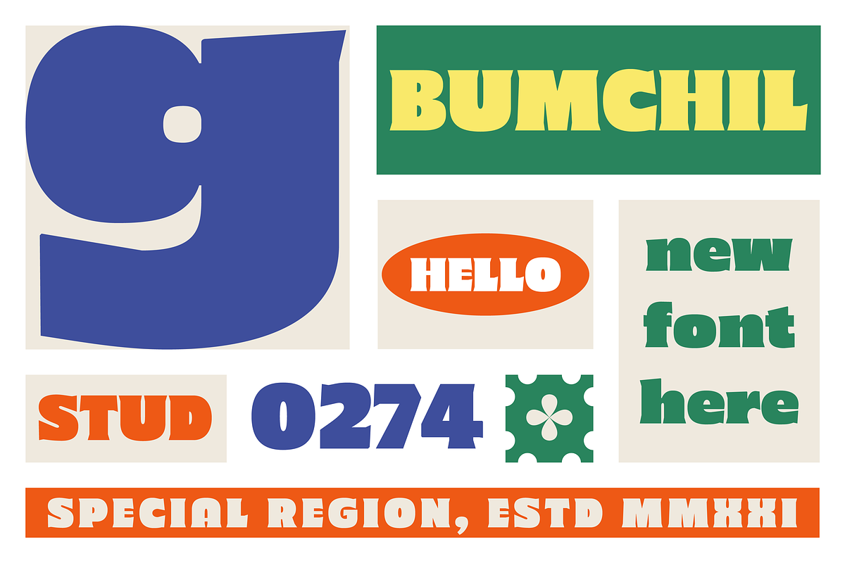 SG - BUMCHIL, a Font by Studio Gulden (Photo 4 of 12)