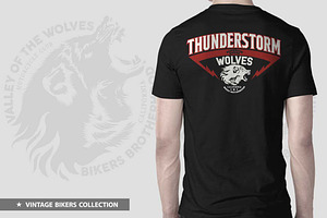 WOLVES - Bikers Logos