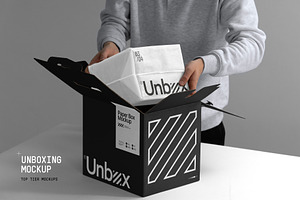 Packaging Unboxing Mockup