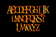 Childish capital letters., a Graphic by Aromeo (Thumbnail 2 of 2)