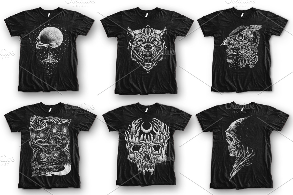 100 T-Shirt Designs Super Collection, an Animal Illustration by Design by sebrodbrick (Photo 7 of 35)